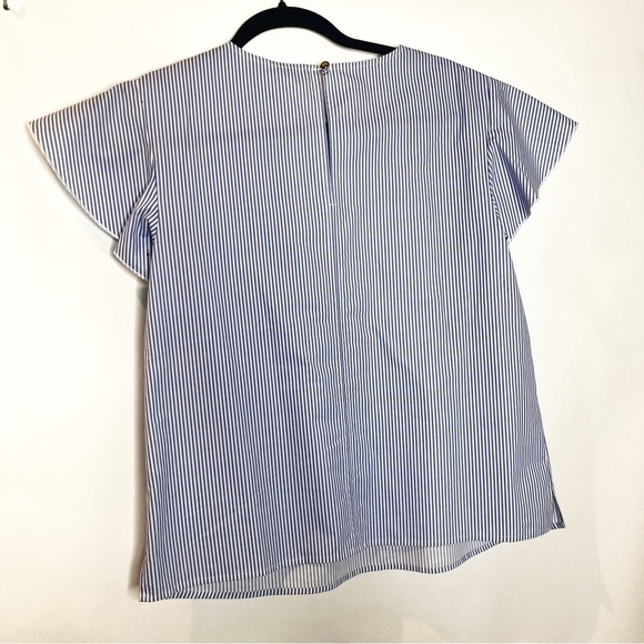 Draper James | Cloister Stripe Flutter Top - Picture 2 of 3